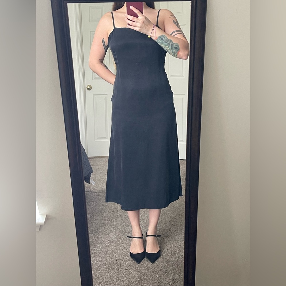 Zara Black Midi Dress
